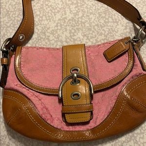 Small pink coach purse